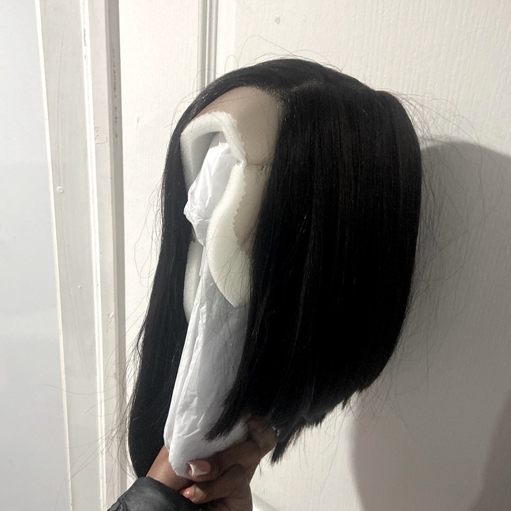 Extra wide deep lace part wig
